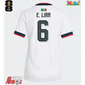 México Erik Lira #6 Segunda Equipación Mujer Mundial 2026 Manga Corta